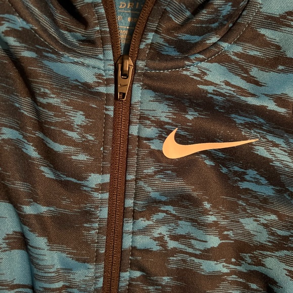 Nike basketball Elite blue and black hooded jacket and pants set toddler 2T EUC - Picture 6 of 16